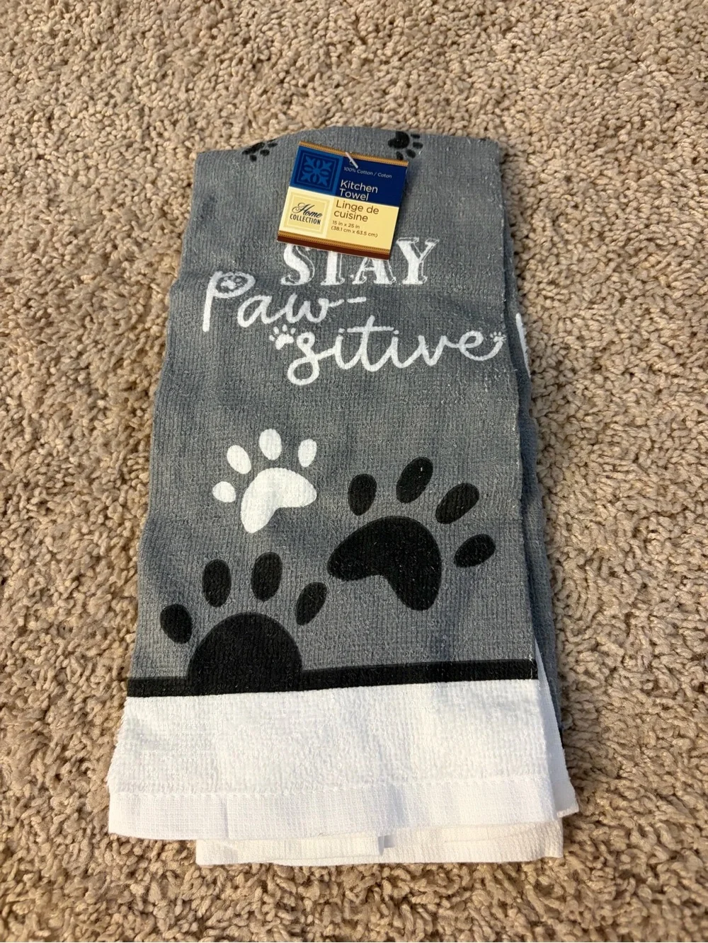 Home Collection Gray and White